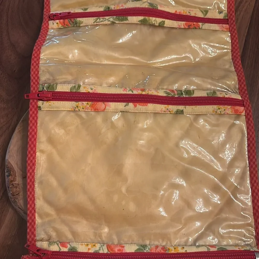 April Cornell Quilted Floral Hanging Toiletry Bag